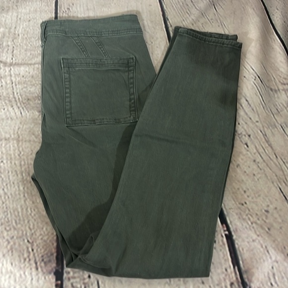Anthropologie olive green ankle pants size 30T - Picture 5 of 5